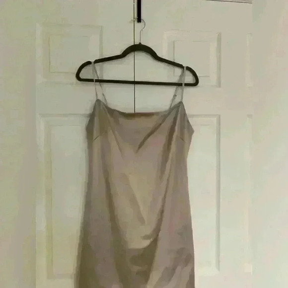 NWOT TEN BY BABATON THE PASSION SLIP DRESS SIZE 10 NUDE  TAUPE - Picture 5 of 10